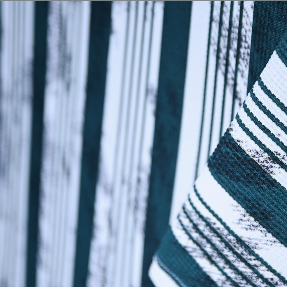 Printed T-Shirt | Bottle Green & White - Image 3