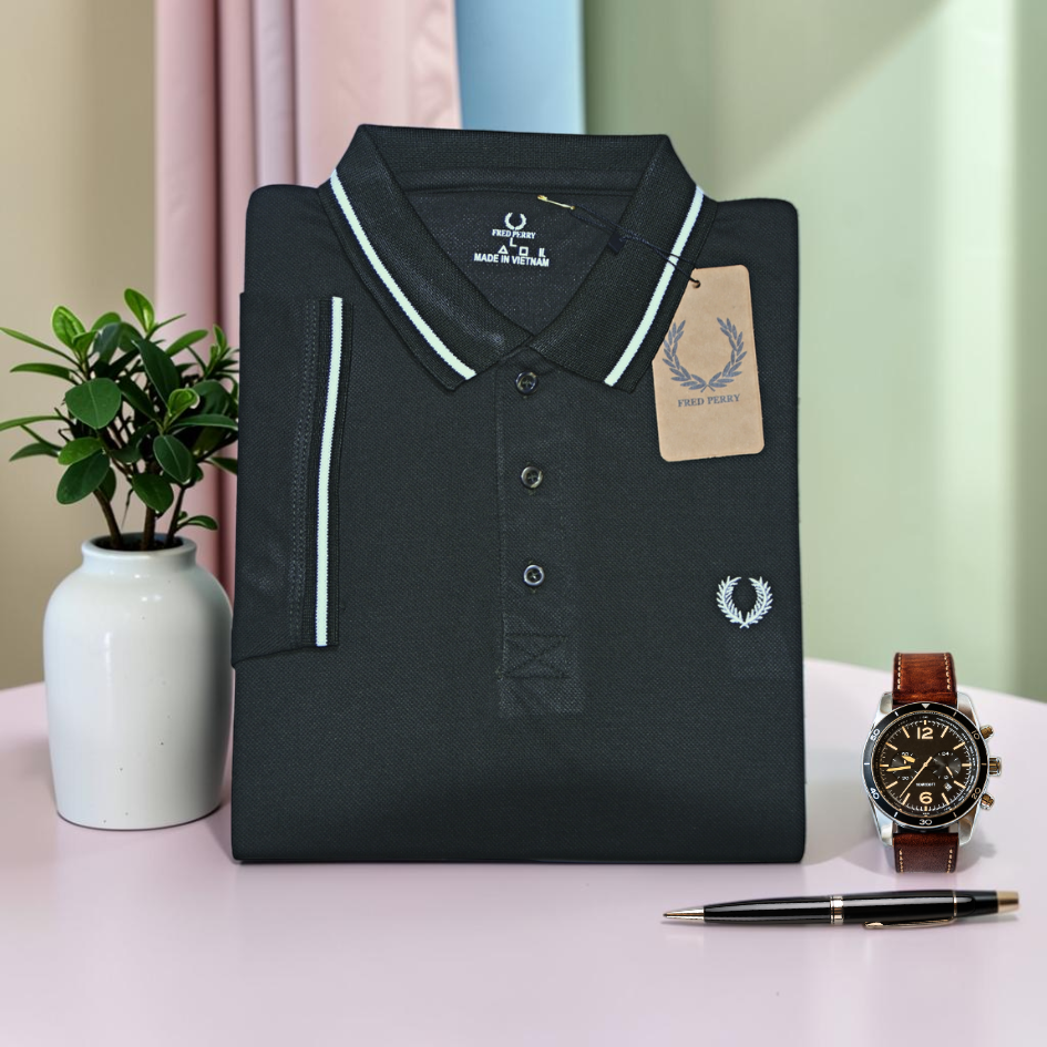Single Tipped Pique Polo | Dk. Olive