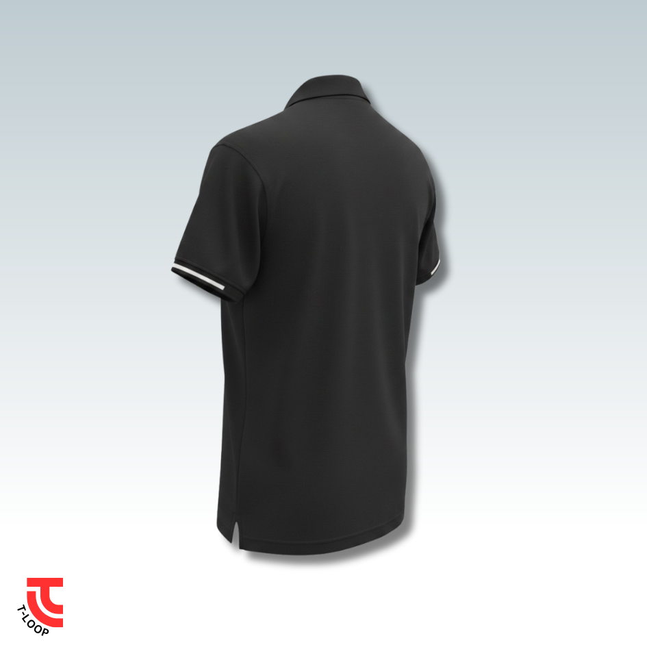 Double Tipped Pique Polo | Dark Olive - Image 4