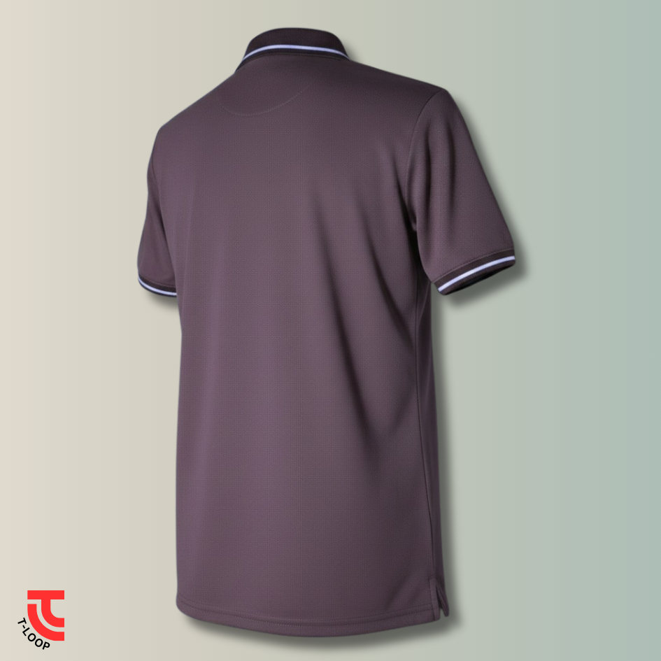 Single Tipped Pique Polo | Peanut Brown - Image 4