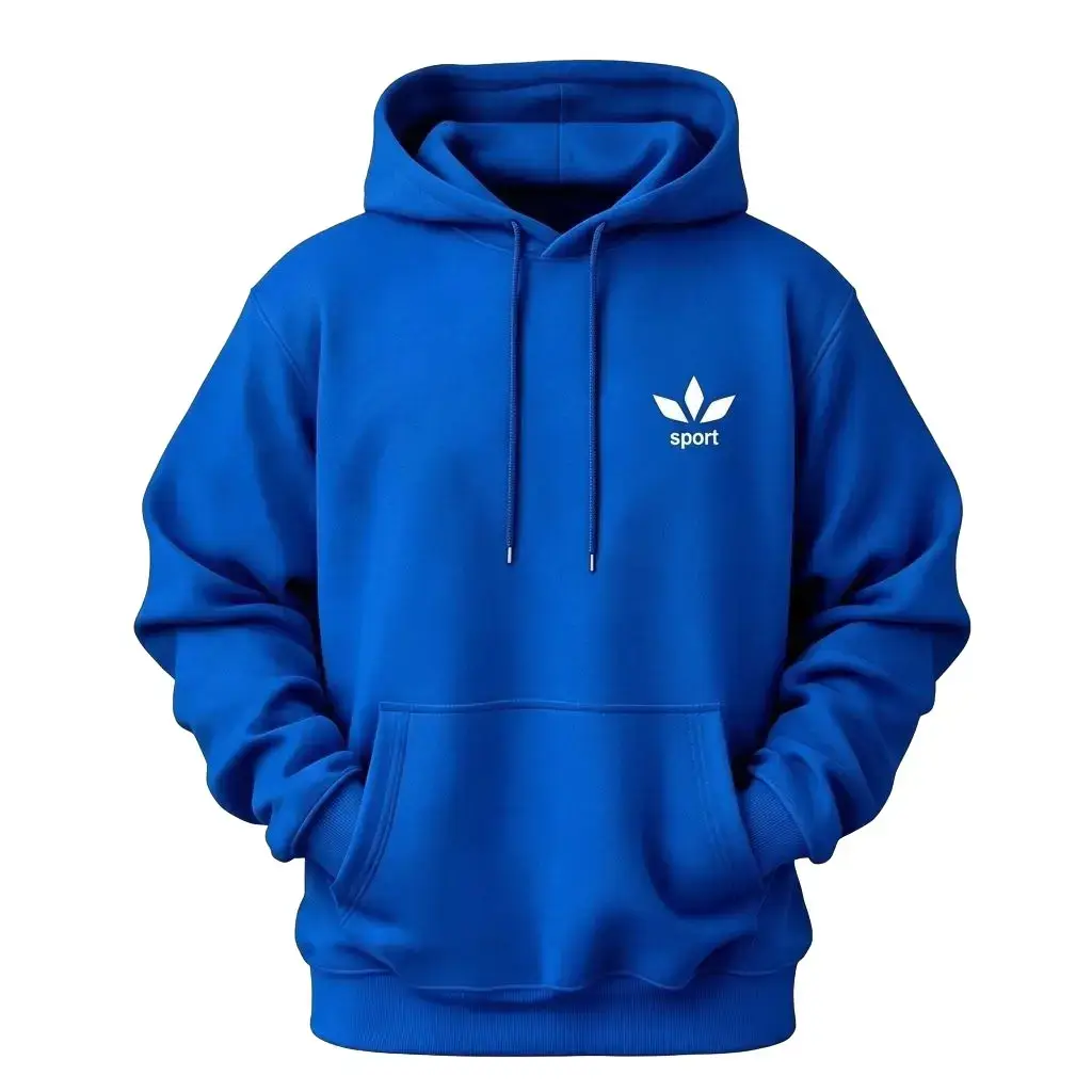1 Pc Men's Fleece Printed Hoodie