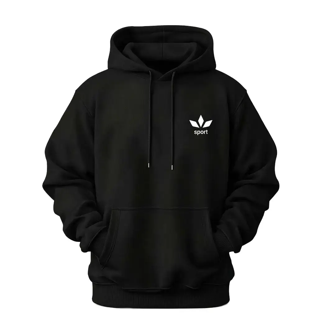 1 Pc Men's Fleece Printed Hoodie